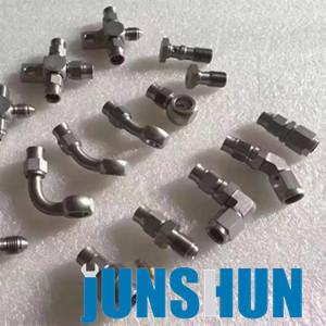 Brake pipe banjo fittings